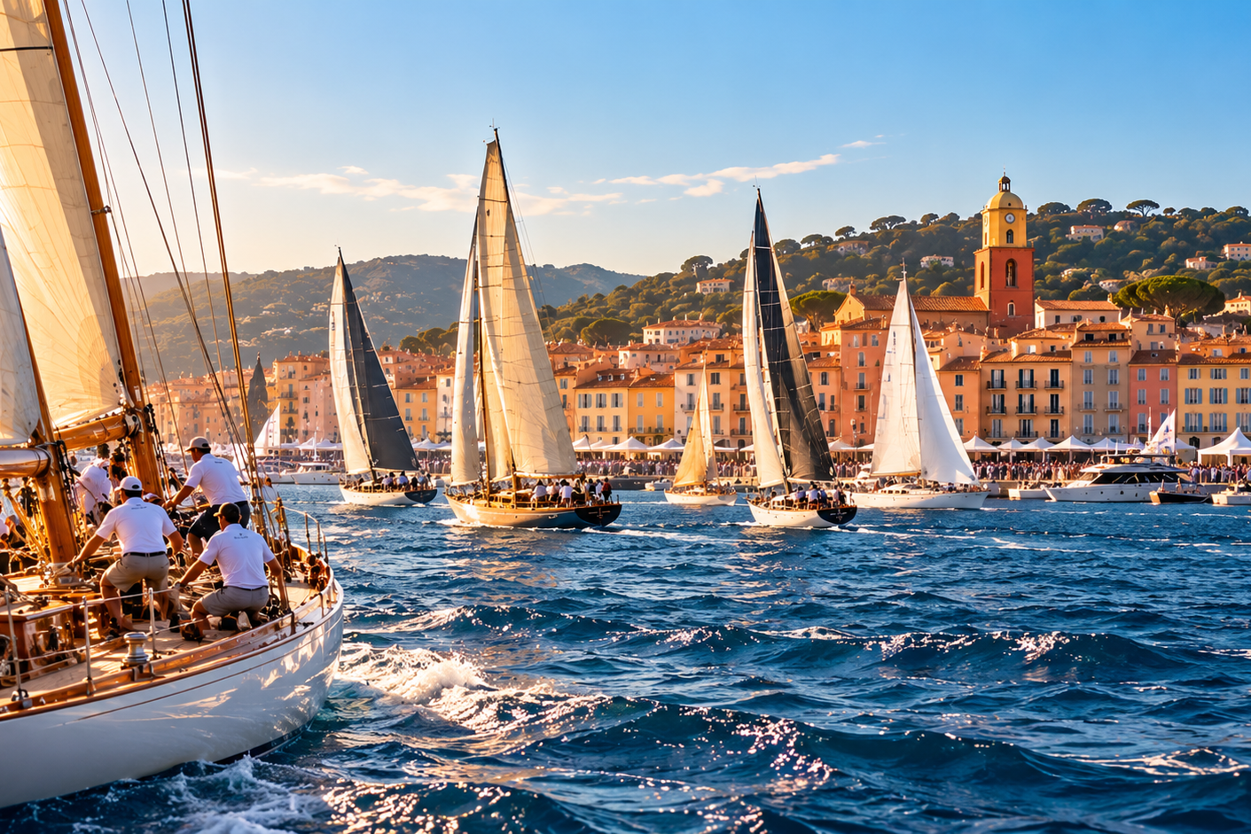 les voiles saint tropez sandro ferrari taxi