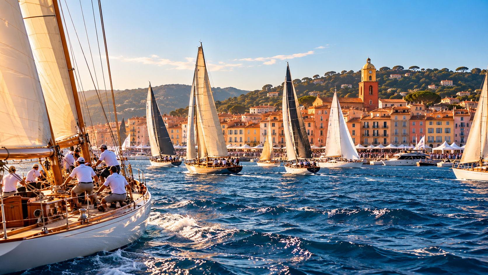 les voiles saint tropez sandro ferrari taxi